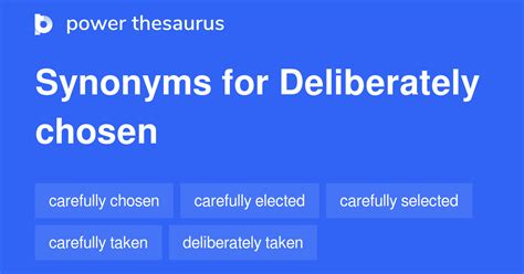 chosen thesaurus|Chosen Synonyms: 65 Synonyms and Antonyms for Chosen .